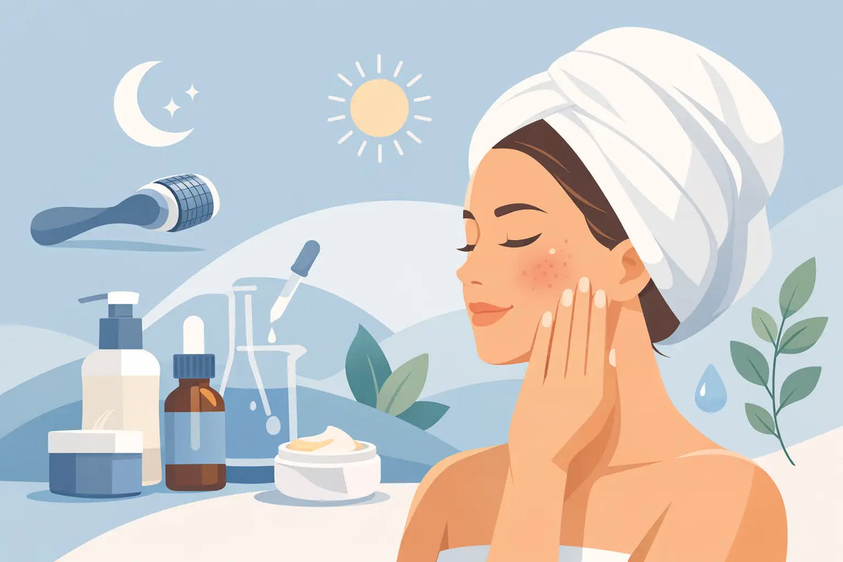 Hautpflege nach Microneedling zu Hause richtig pflegen
