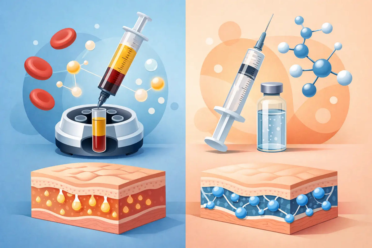 PRP vs Polynukleotide für straffere Haut
