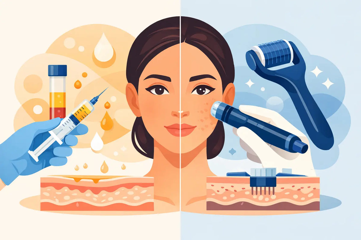 PRP oder Microneedling: Was passt zu Ihrer Haut?