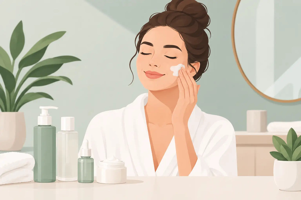 Hautverbesserung durch eine Skincare-Routine
