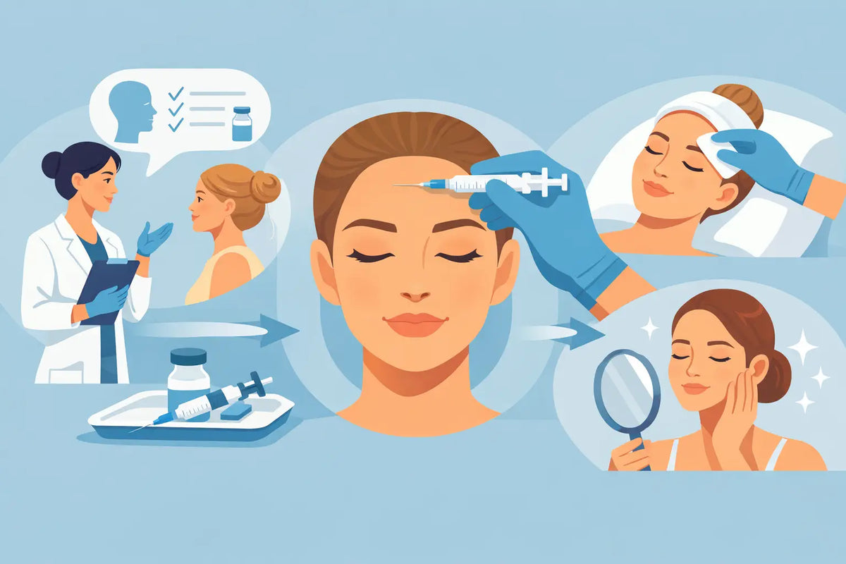 Botox Behandlung Ablauf erklärt Schritt für Schritt