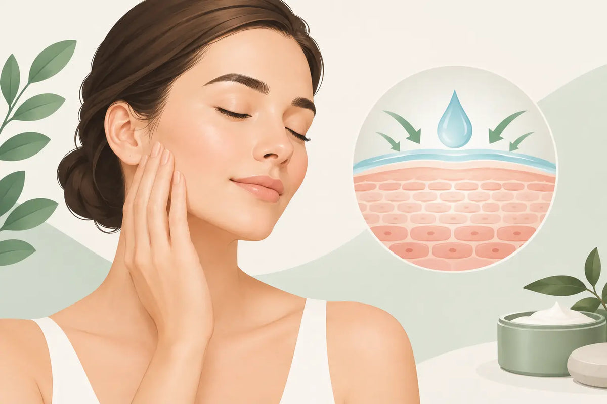 Hautbarriere nach Peeling stärken und beruhigen